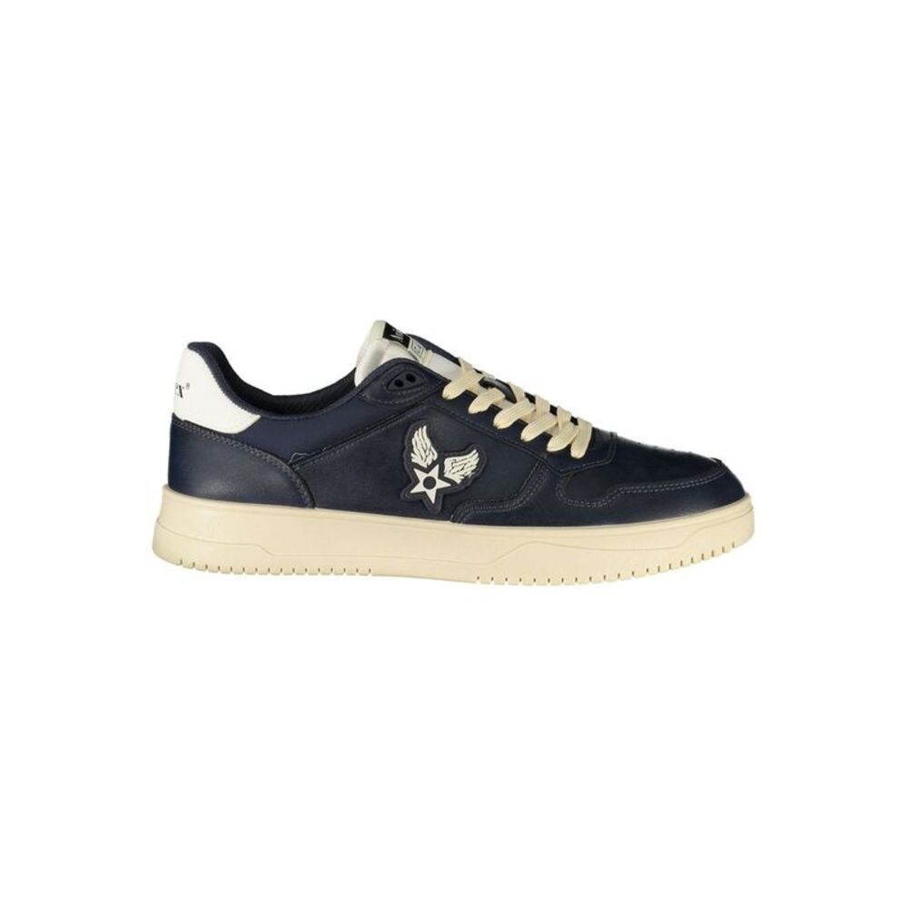 Avirex Blue Polyurethane Men's Men's Sneaker